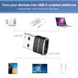 Usb To Usb C Adapter 4 Packs For Iphone Fast Charging, Transfer And Type C Otg Convert. Usbc To A Compatible With Iphone 16 16E 15 Plus Pro Max,Ipad Pro Air 4 Mini 6 Almost Usb Devices