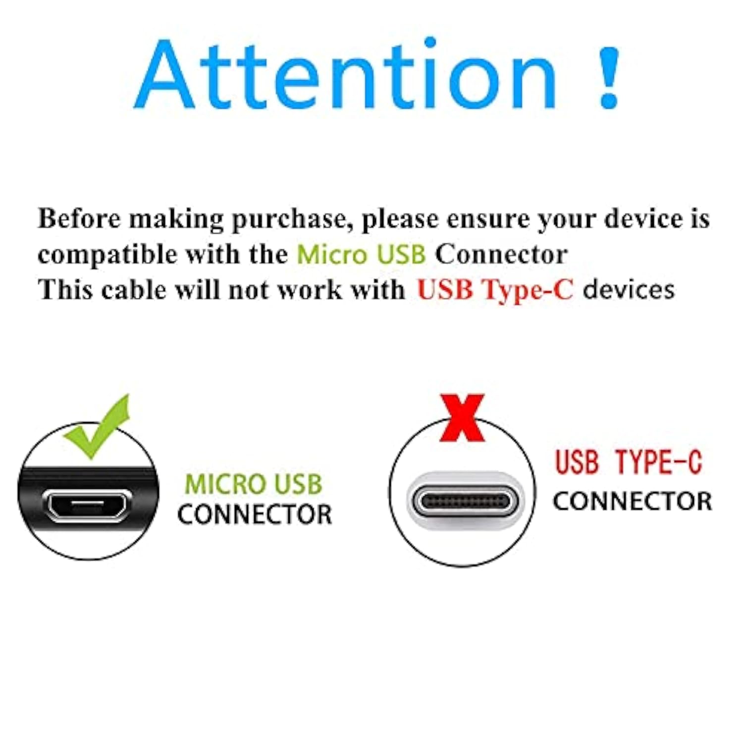Replacement Usb Data Transfer Power Charging Charger Cord Cable For Greatcall