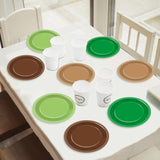 48Pcs Pixel Party Plates Pixel Mining Party Decoration Pixel Video Game Tableware Set Video Game Dessert Plates Pixel Themed Disposable Dinnerware Supplies For Gamer Birthday Baby Shower