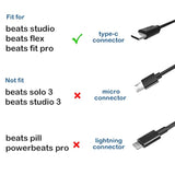 5Ft Usb C Charging Cord Fit For Beats-Studio Buds Magnetic Earphones, Beats-Fi