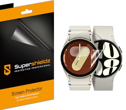 (6 Pack) Designed for  Galaxy Watch 7/6/5/4 (40mm) and Galaxy Watch FE (40mm) Screen Protector, High Definition Clear Shield (PET)