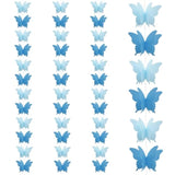 Yosawa 4 Pcs Large Paper Butterfly Banner Hanging Decorative, Curtain Hanging Paper Flower For Halloween Home Ceiling Decor Birthday Party Baby Shower Wedding Showcase Decoration?Zd/Blue?