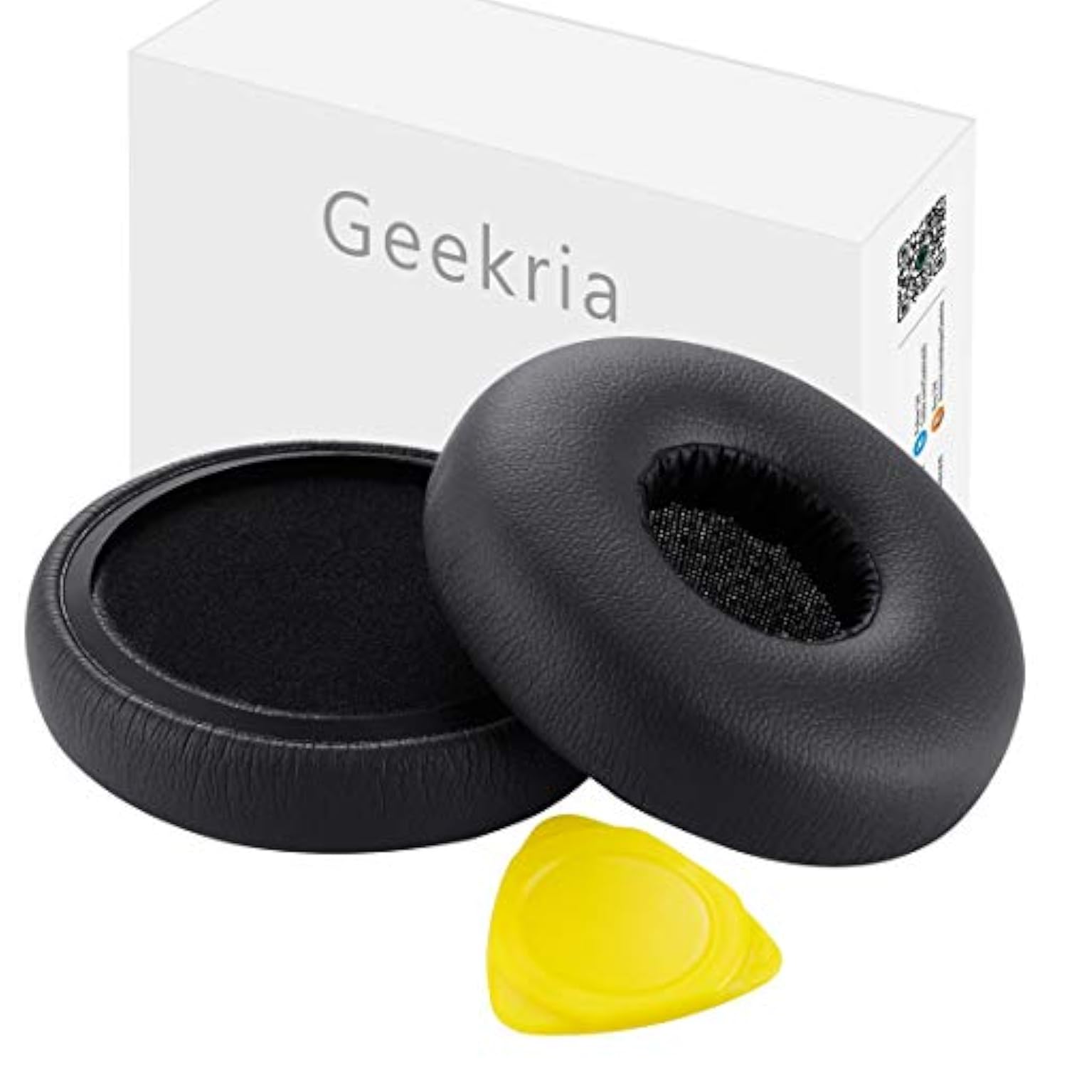 Geekria QuickFit Replacement Ear Pads for AKG N60NC Wire Headphones (Not fit for N60NC Wireless), Repair Parts (Dark Grey)