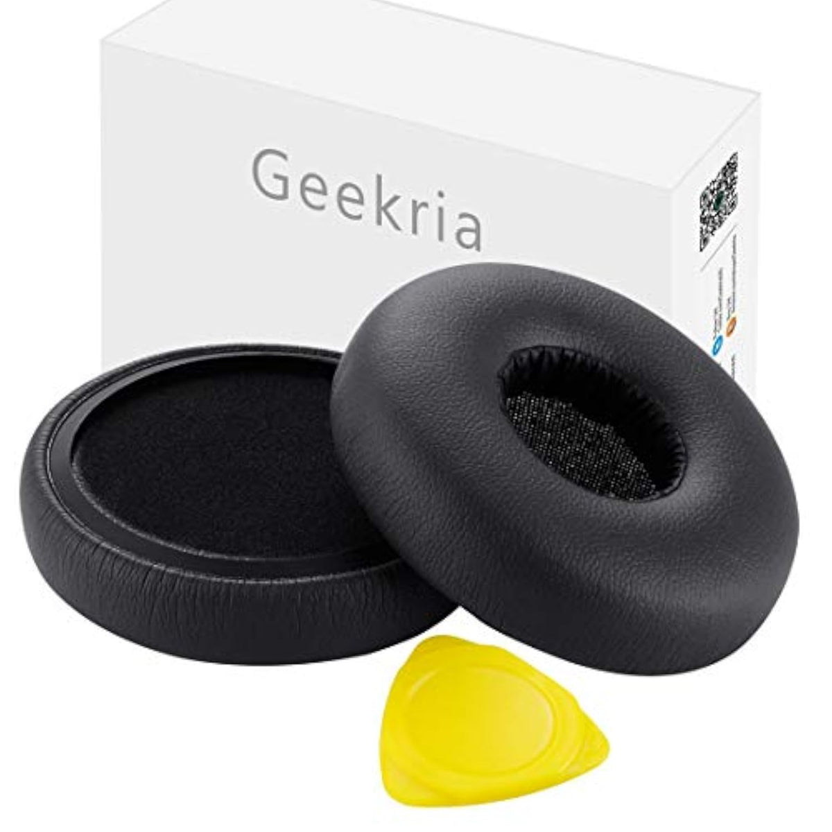 Geekria QuickFit Replacement Ear Pads for AKG N60NC Wire Headphones (Not fit for N60NC Wireless), Repair Parts (Dark Grey)