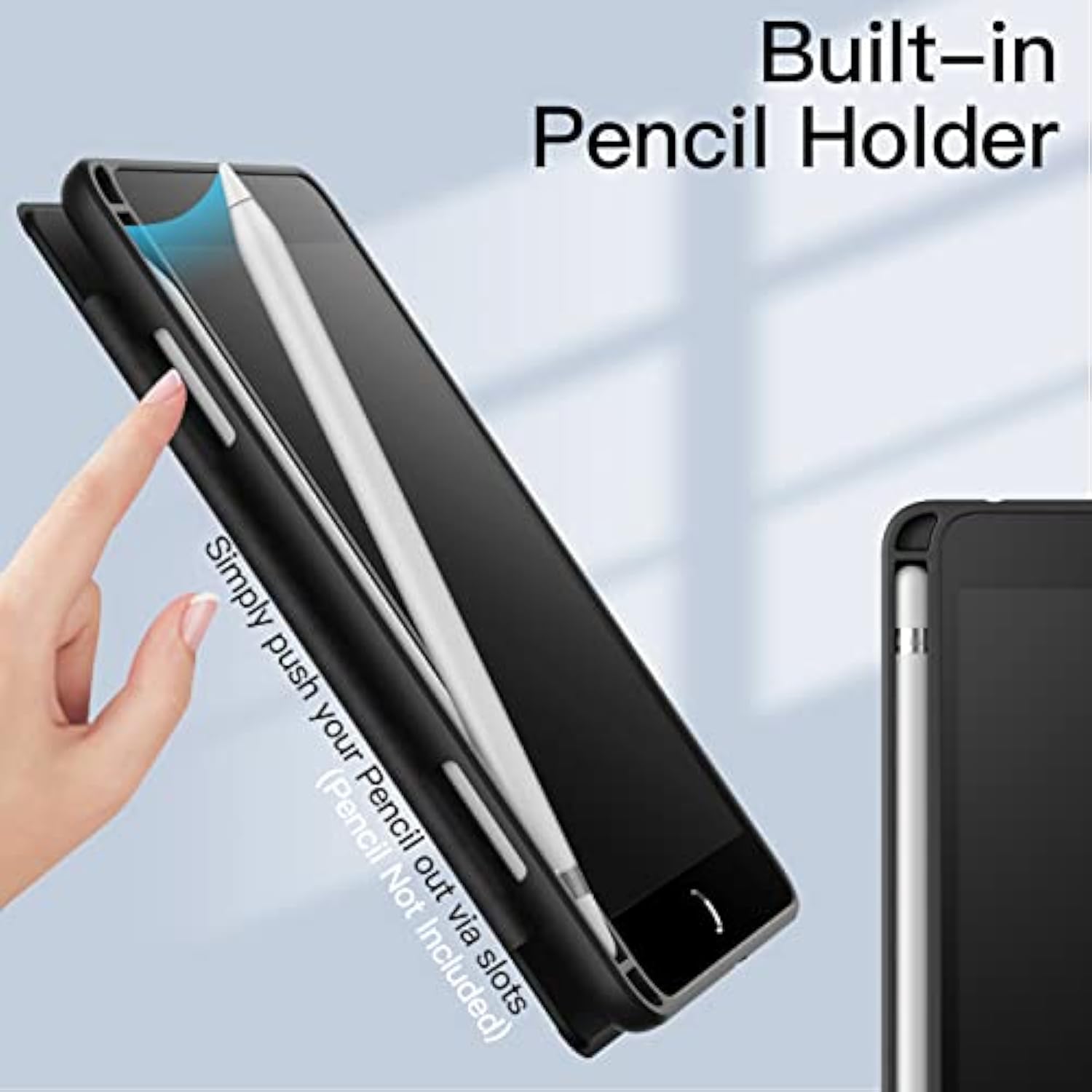 JETech Case for iPad Mini 5/4 (7.9-Inch 2019/2015 Model) with Pencil Holder, C