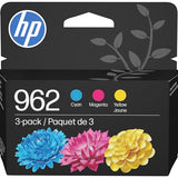 962 Cyan, Magenta, Yellow Ink Cartridges | Works With Officejet 9010, 9020 | Eligible For Instant Ink | 3Yp00An