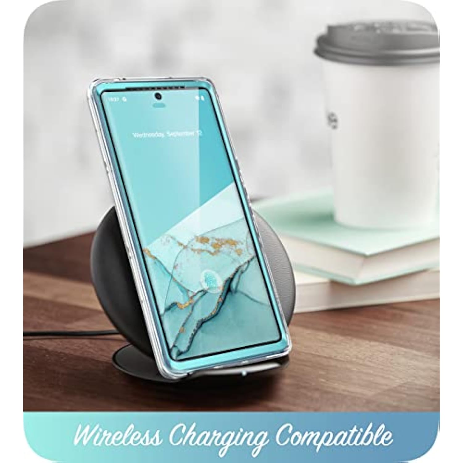 Slim Full-Body Stylish Protective Case with Built-in Screen Protector for Google Pixel 7 Pro Case