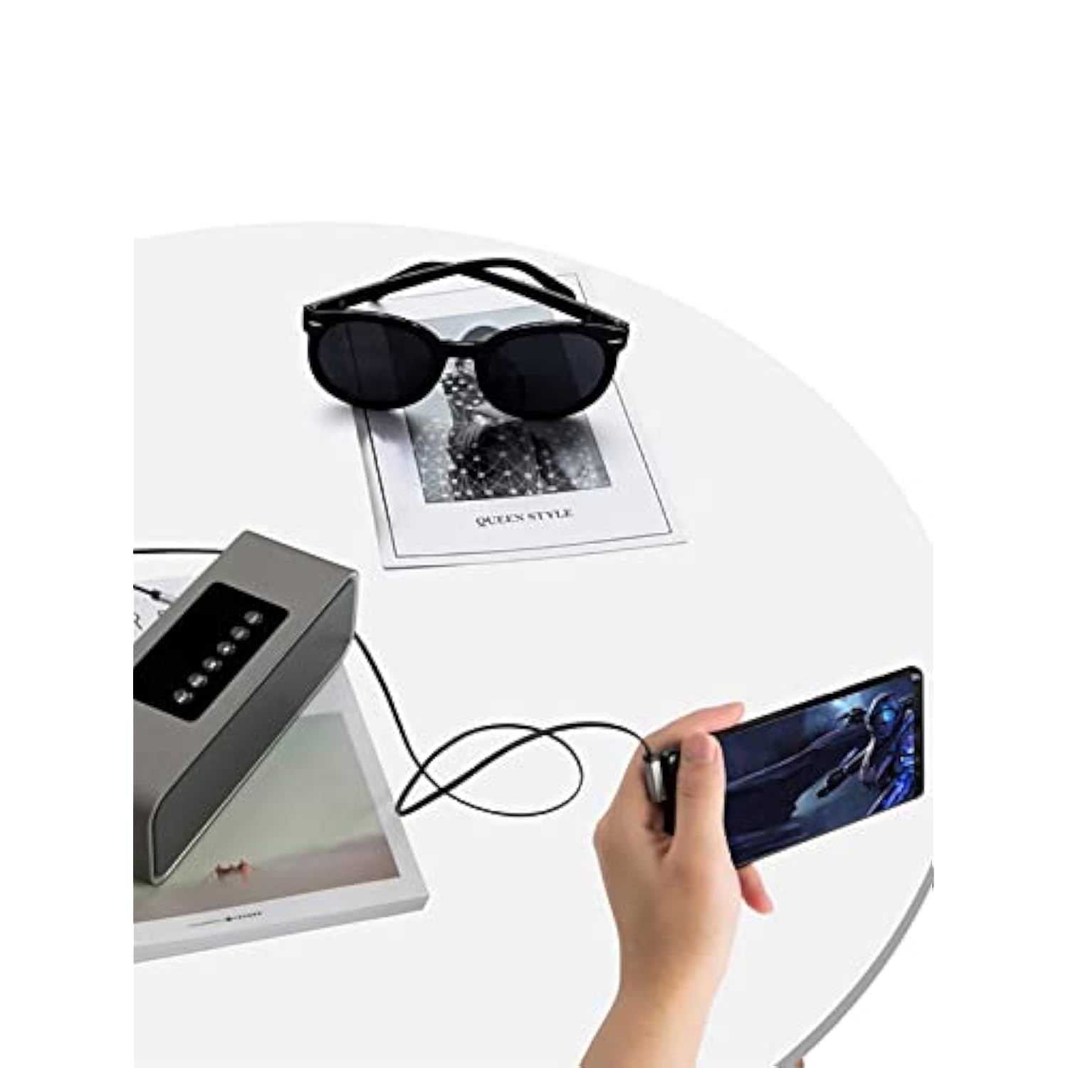 CableCreation Aux Cable, 6FT/1.8M Flat 3.5mm Auxiliary Audio Stereo Cord 90 Degree Right Angle Compatible with Car, Home Stereos, Headphones, iPod iPhone iPad, Smartphone, MP3 Player, Black