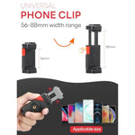 Smartphone Video Vlogging Kit Metal Microphone Light Tiktok Youtube Podcast Equipment For Iphone 15/14/13 Mini/Pro/Max, Android Smartphone (V-Master)