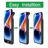 Battery Case For Iphone 14, Upgraded 10000Mah Rechargeable Portable Charging Case With Wireless Charging Compatible For Iphone 14 (6.1 Inch) With Carplay Extended Battery Pack Charger Case (Black)