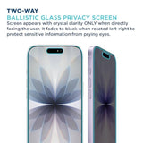 Tech Armor for iPhone 17 Screen Protector Privacy Glass 6.3 inch - Ballistic Tempered, Anti-Spy, Case Friendly, Easy Installation, Bubble Free, Touch Support, 1 Pack