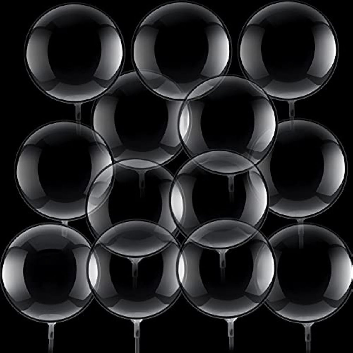 30 Pieces Bubble Transparent Balloons Bobo Balloons Crystal Bubble Cle