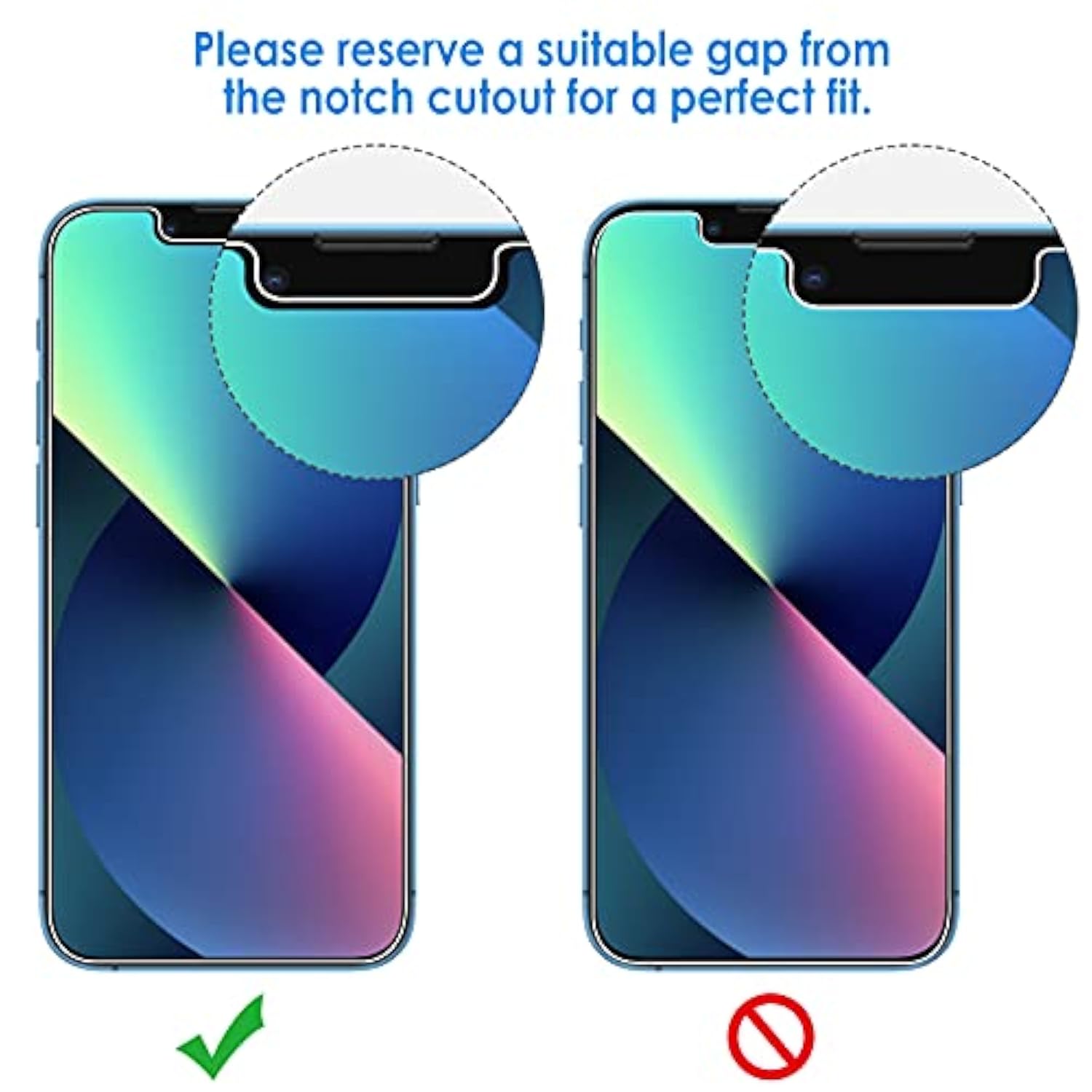 JETech Screen Protector Compatible with iPhone 13 Pro Max 6.7-Inch, Tempered Glass Film, 3-Pack