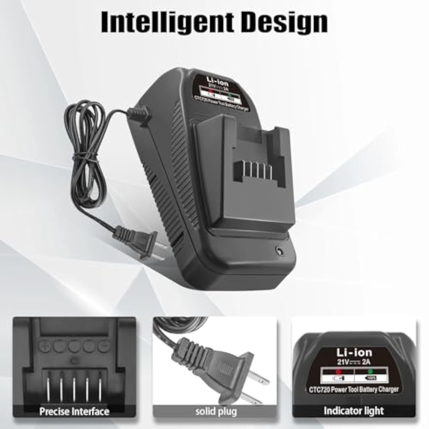 Charger Ctc720 Replace For Snap On 18V Charger Ctb8185 Ctb8187 Ct7850 Cdr7850H Ctl7850 Ctb7185 Tool Battery Li-Ion