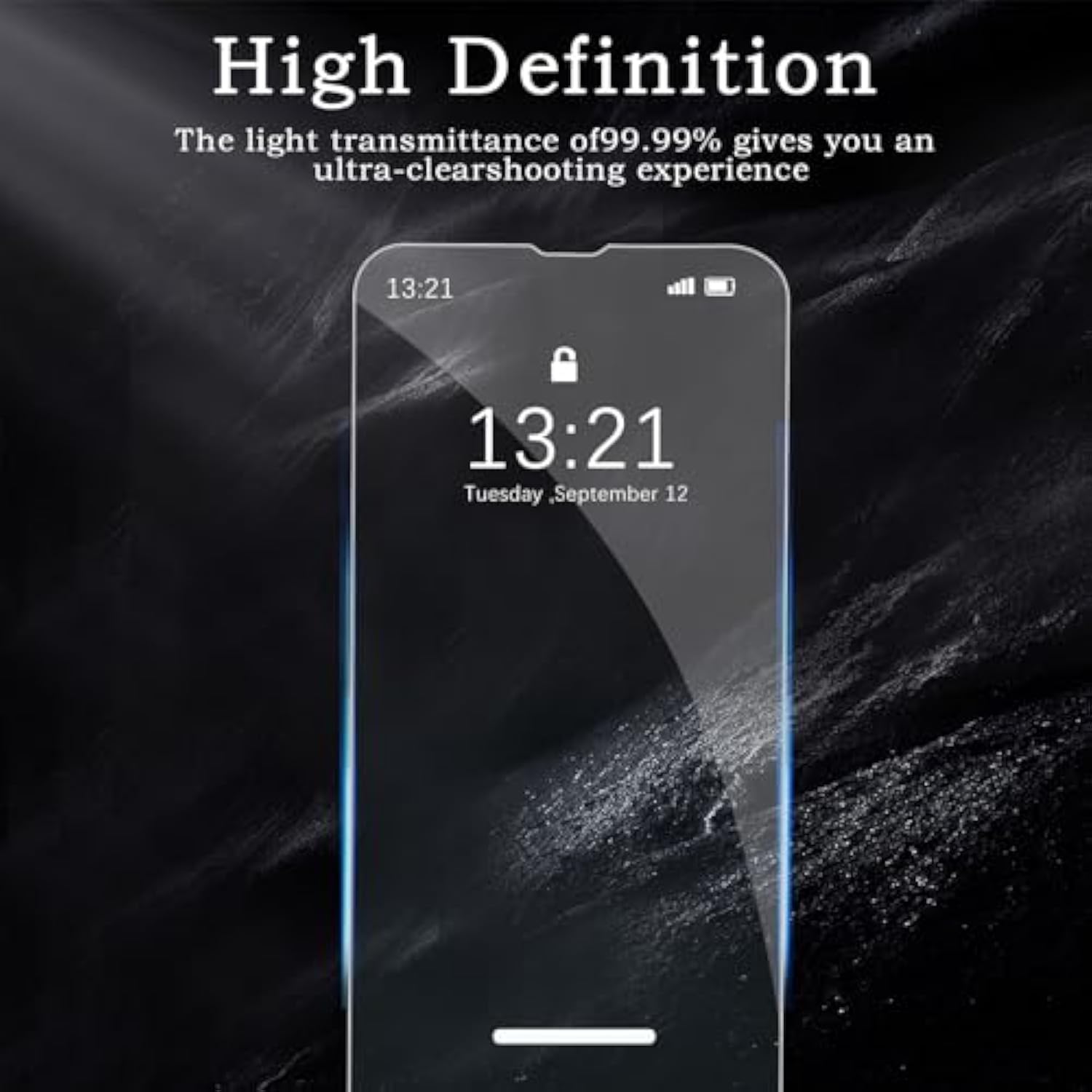 3 Pack Screen Protector For Iphone 14 Pro Max+2 Pack Camera Lens Protector, Tempered Glass Film, Ultra Hd 9H Hardness Case Friendly Anti Scratch Bubble Free Ultra Resistant