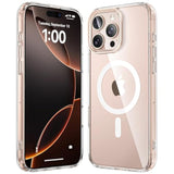 For Iphone 16 Pro Max Case With Magsafe [Ultra Strong Magnetic] [12Ft Military Drop Protection] [Shockproof Bumper] Slim Thin Mag Safe Promax Phone Cover For Apple 16Pro Max (Clear/Magnet)
