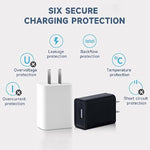 Usb Wall Charger, 5V 2A Charger Power Adapter, Fast Charging Usb Block, Charging Plug Block Cube, Wall Plug For Iphone, Ipad, Sumsung, Android, Kindle, Baby Bottle Warmer(White)