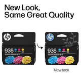 936 Cyan, Magenta, Yellow Ink Cartridges (3-Pack) | Works With Officejet 9120, Pro 9110, 9120, 9130, Wide Format 9730 | Eligible For Instant Ink | 6C3Z3Ln