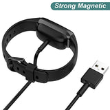 Charger for Fitbit Charge 5 / Charge 6 / Luxe, Replacement Charging Cable Cord Accessories for Fitbit Bands (2-Pack, 3.3ft/1m)