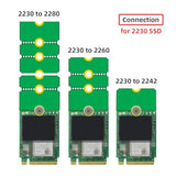 Cy M.2 Nvme Ngff M-Key Ssd Male To Female Extension Cable 40Cm With Sff-8654 C