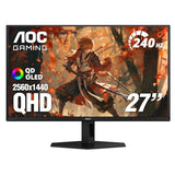 Q27Gazd 27" Qd Oled Gaming Monitor, Qhd 2560 X 1440, 240Hz 0.03Ms, Hdmi 2.0 X1, Display Port X1, G-Sync Compatible, Console Gaming Ready, 3-Year Zero-Bright-Dot
