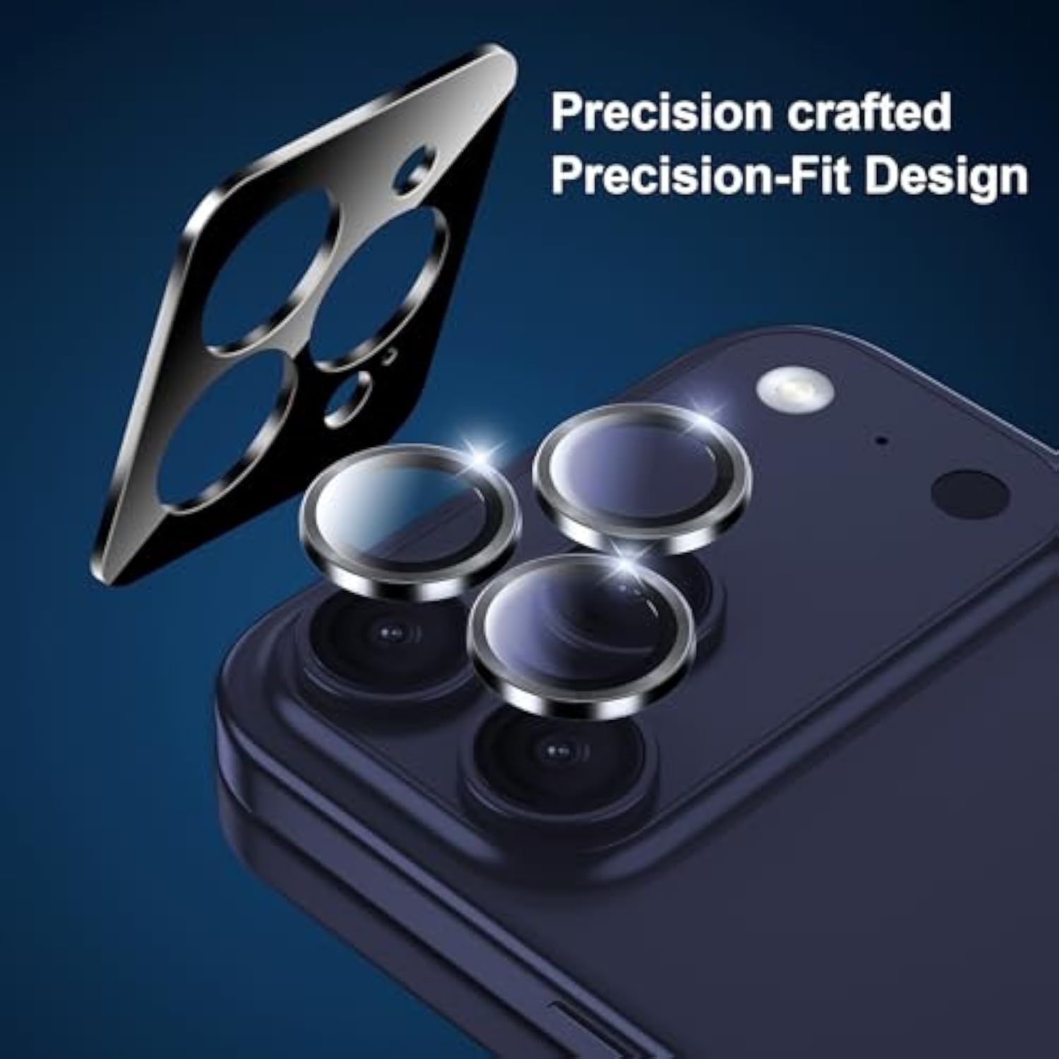 For Iphone 17 Pro 6.3 Inch Screen Protector,[2+1+2 Pack] Front Screen Protector+Camera Lens Protector+Back Screen Protector,9H,Tempered Glass,Anti-Scratch,Ultra Hd,Full Coverage