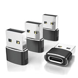 Usb To Usb C Adapter 4Pack,Usbc Female To A Male Car Charger,Type C Converter Adaptor For Iphone 17 16 Pro Max 15 14 13 12 Plus,Apple Watch Iwatch 11 10 Se Ultra 3,Ipad Air,Samsung Galaxy S25