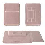 Laptop Sleeve Case With Stand And Mouse Pad 13-14 Inch Laptop Case Chromebook Sleeve Leather Protective Cover For Macbook Pro/Air Dell Hp Lenovo Thinkpad Samsung Asus Acer Lg Laptops