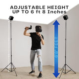 Vr Tripod Stand, Htc Vive Base Station Compatible Sensor Stand And Base Station Mount For Vive Sensors Or Oculus Rift Constellation (2 Stands)