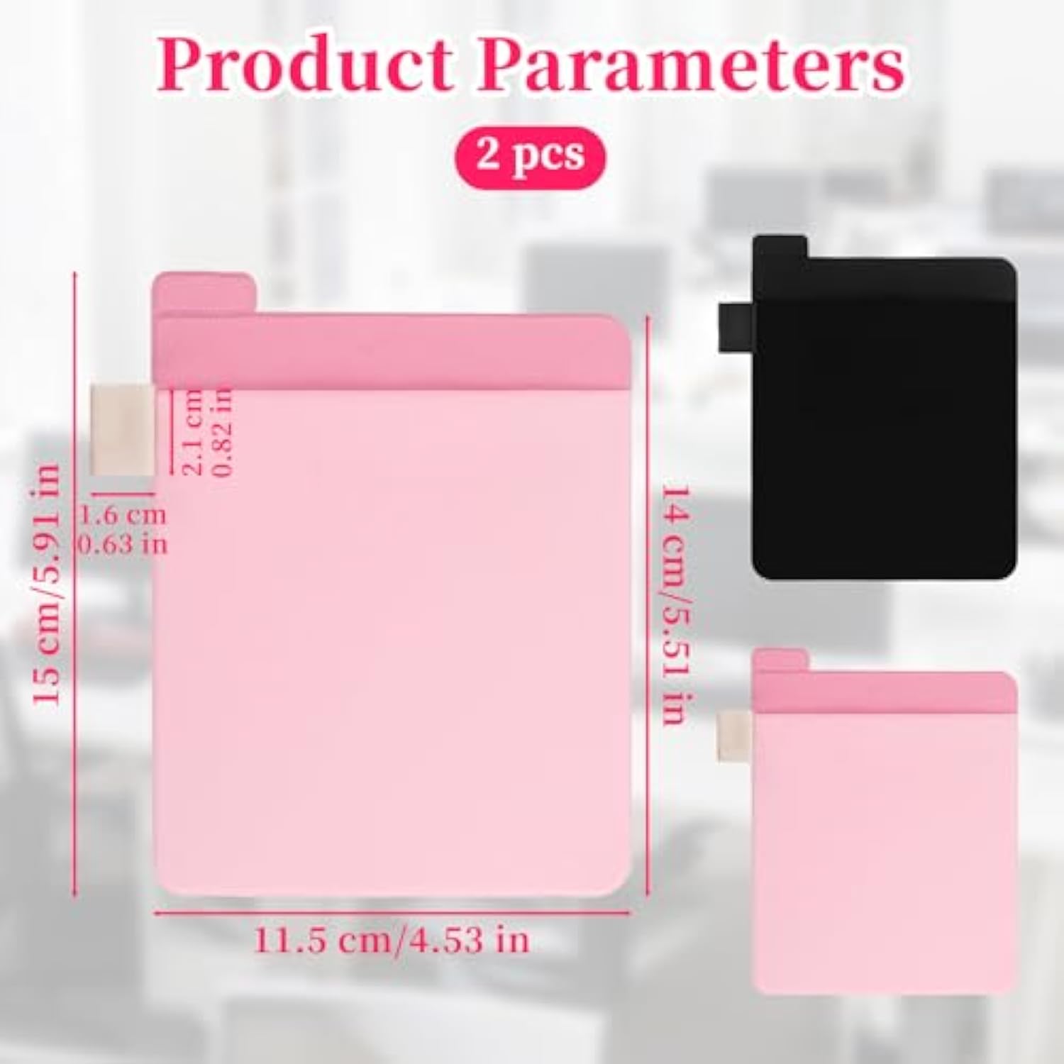 2 Pcs Portable Hard Drive Sleeve For Laptop, Stick-On Mouse Pouch,Adhesive Pouch Holder For Computer Accessories, Reusable Mouse Headset Storage Bag For Portable External Usb Cable,Mouse