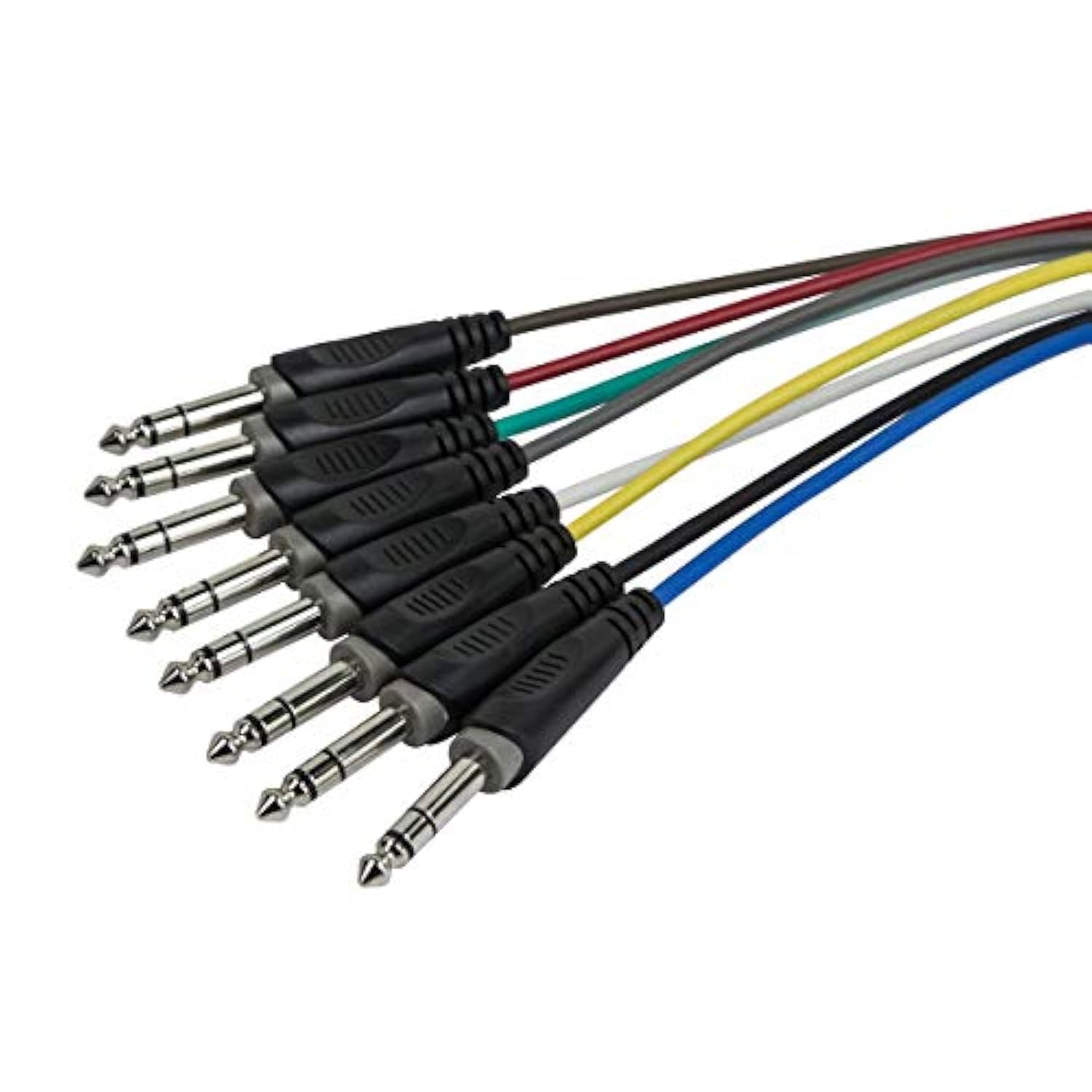 8-Channel 1/4-Inch Trs Male To 1/4-Inch Trs Male Snake Cable - 20 Feet, 26Awg, 8 Balanced Mono And Unbalanced Stereo Lines