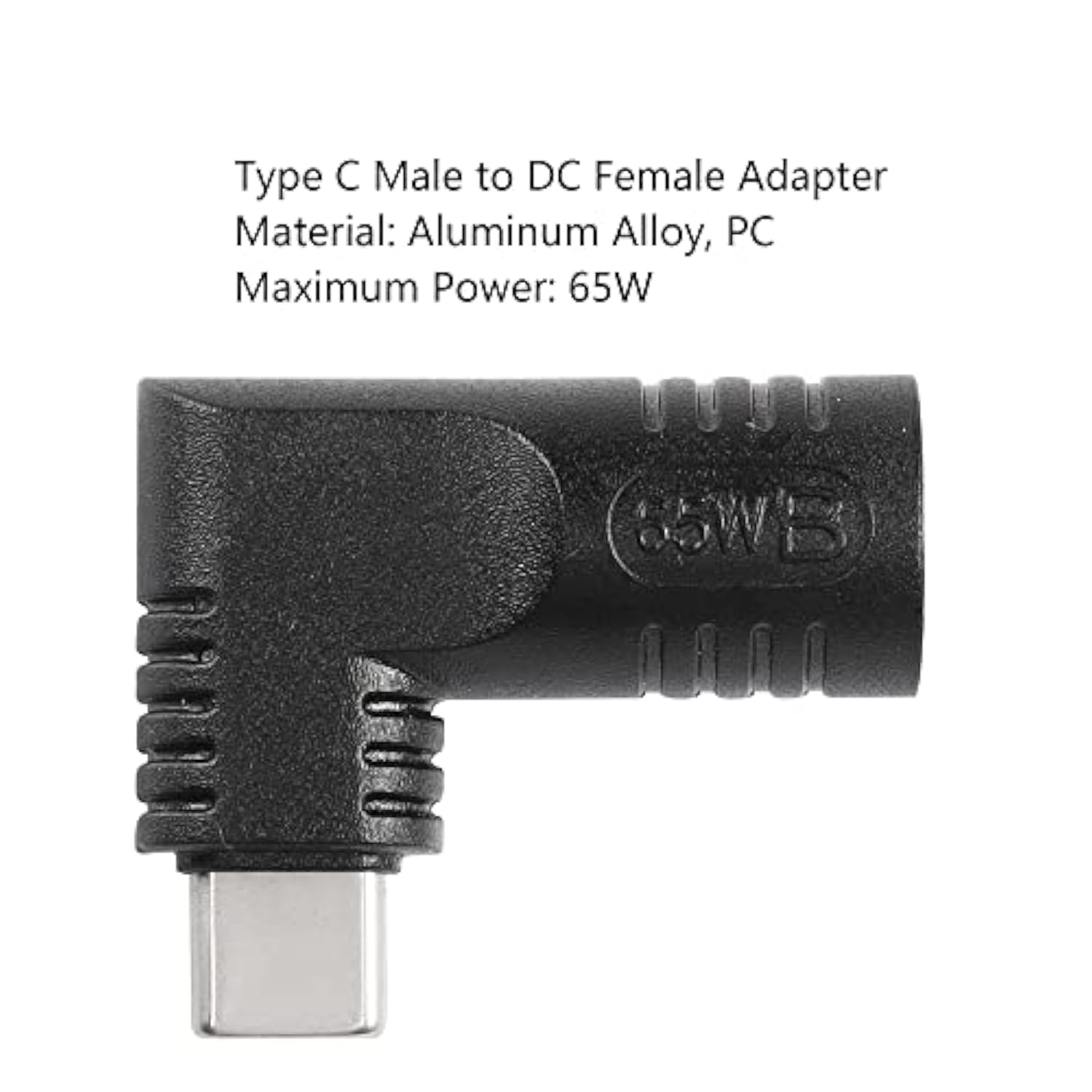 65W Pd Dc 7.4Mm X 5.0Mm Female (7.4Mm X 0.6Mm) Input To Usb Type C Male Power