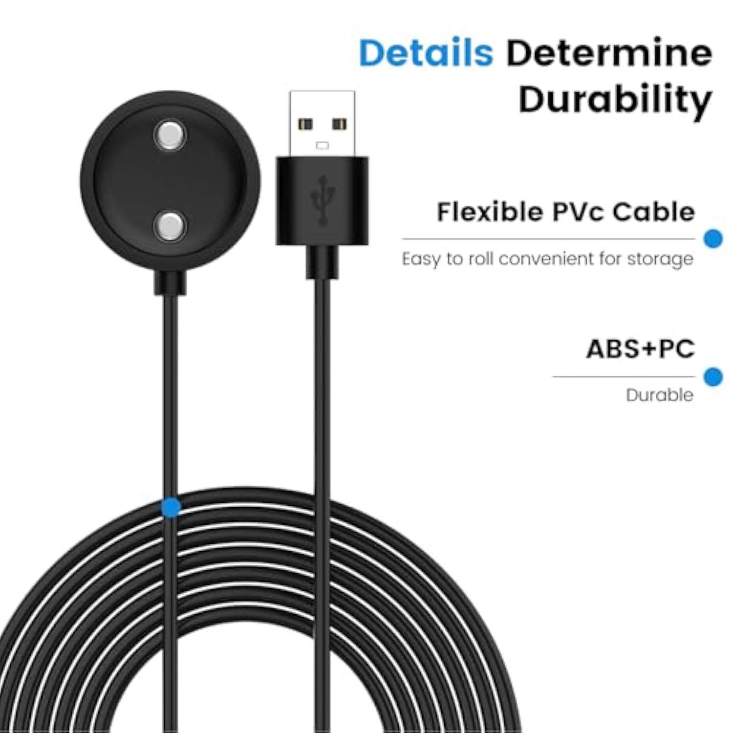 Compatible With Suunto 9 Peak Pro/Vertical/Race/Race S/Ocean Charger, Replacement Charging Dock 3.3Ft Usb Charger Cable For Suunto 9 Peak Pro/Vertical/Race/Race S/Ocean Sports Watch