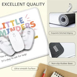 Little Reminders Non-Slip Mouse Pad With Stitched Edge, Funny Inspirational Gifts For Employee, Appreciation Gifts For College Girls, Self Love Gift, Back To School Gifts For College Student