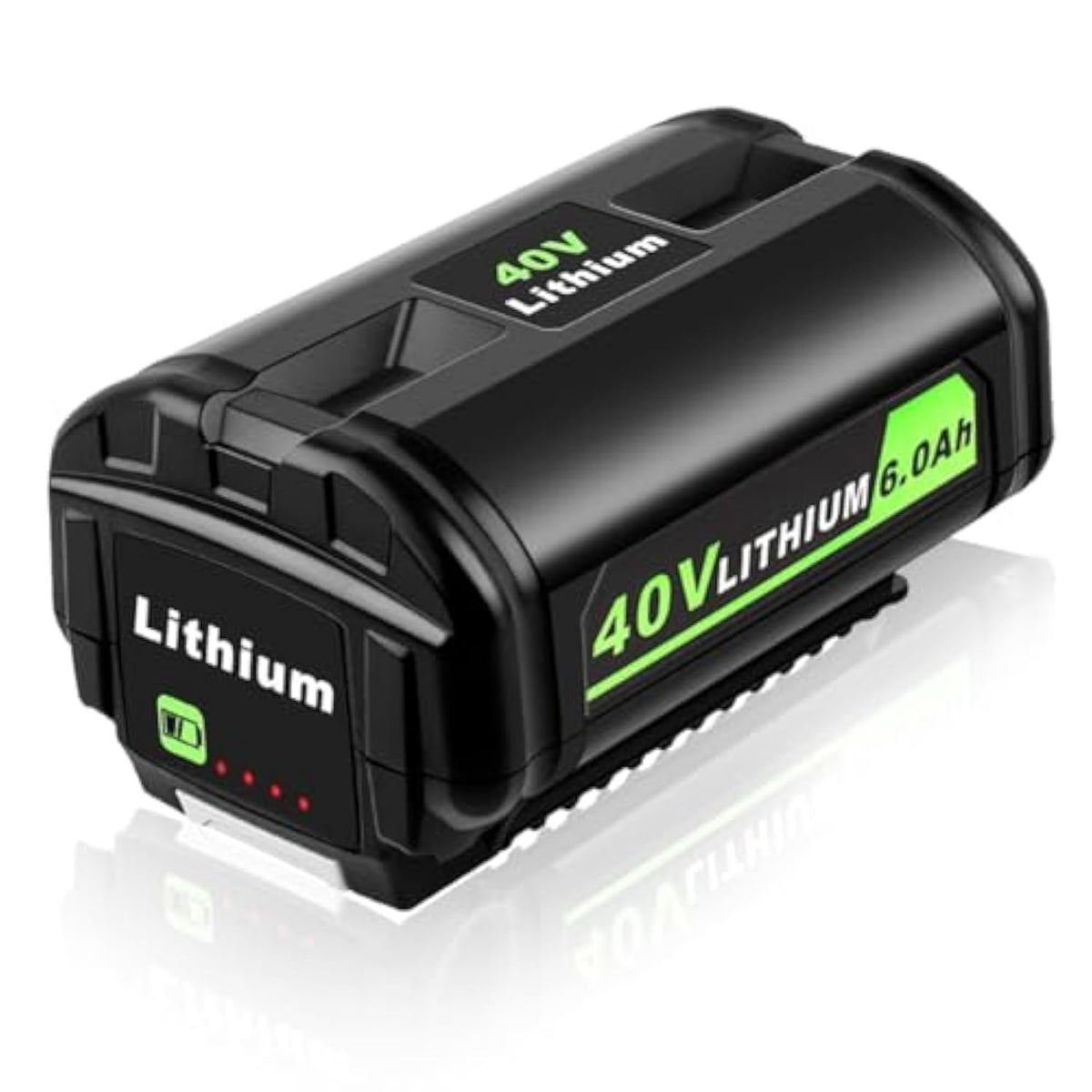 6.0Ah 40 Volt Lithium Battery Replacement For Ryobi 40V Battery, High Capacity 40-Volt Lithium Battery Compatible For Ryobi 40V Op4026 Op4030 Op4040 Op40501 Op40602 Battery