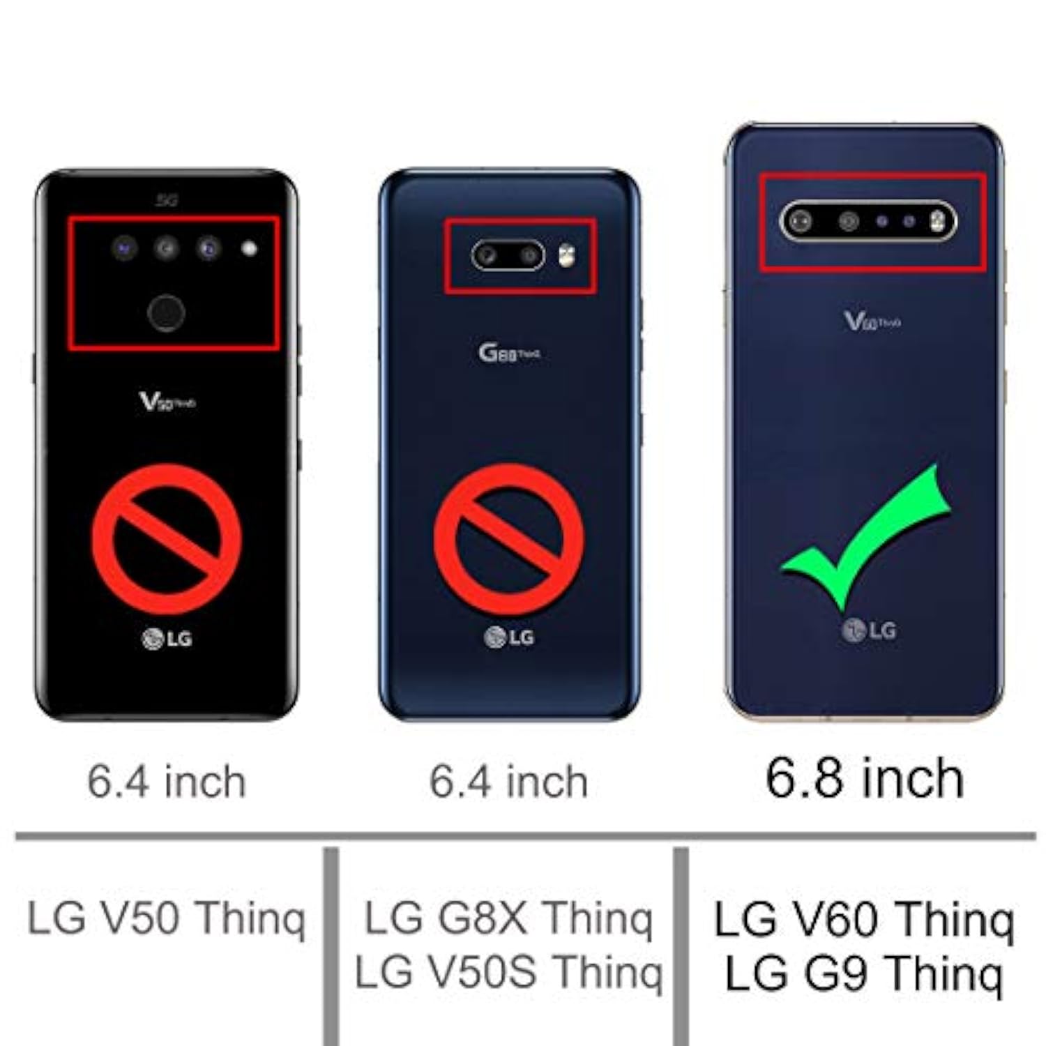 For Lg V60 Thinq Case,Lg V60 Case Shock-Absorption Flexible Tpu Rubber Full-Body Protective Phone Cover For Lg V60 Thinq(Black)