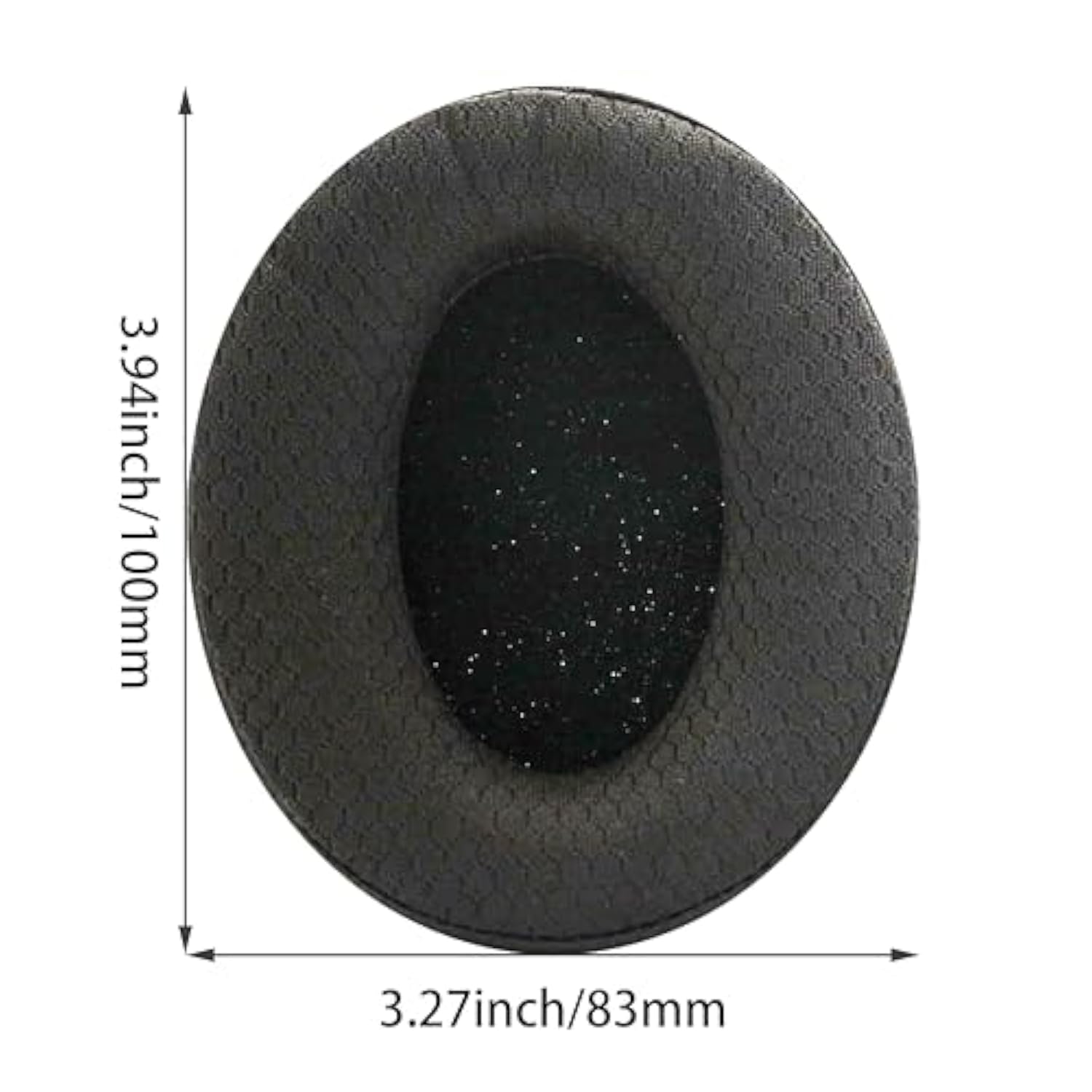 K361 Replacement Ear Pads Compatible With Akg K361/K361Bt/K371/K371Bt Wireless Headphones, Earpads Cushions With Soft Soccer Net Braid And Memory Foam Making (Black/Woven)