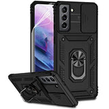Samsung Galaxy S21 5G Dual Layer Military Grade Drop Tested Case with Camera Lens Cover and HD Screen Protector