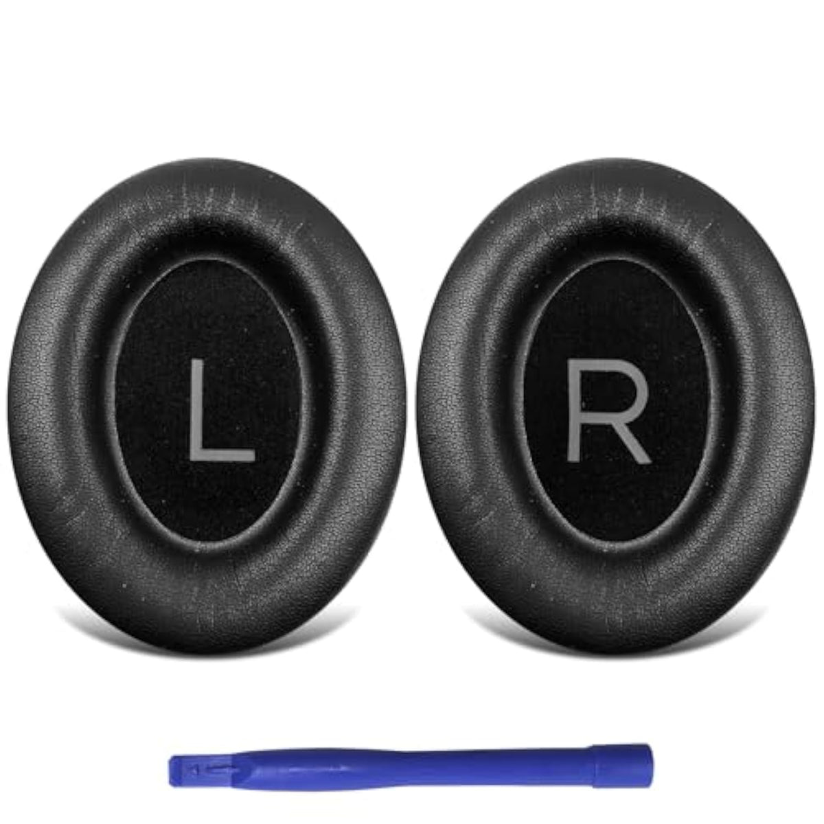 Replacement Ear Cushions For Bose Quietcomfort 45 (Qc45)/Quietcomfort Se (Qc Se)/New Quiet Comfort Wireless With Soft Protein Leatherette Ear Cushions And Acoustic Foam Earcups (Black)