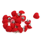 20Pcs Single Hole Heart Shape Buttons Resin Buttons For Sewing Decorat