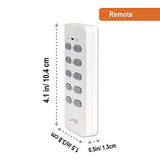 5 Pack Remote Control Outlet Switch 3Rd Generation Energy Saving Auto-Programmable Wireless Electrical Plug Switch For Household Appliances Lighting & Electrical Equipment (2 Remotes)