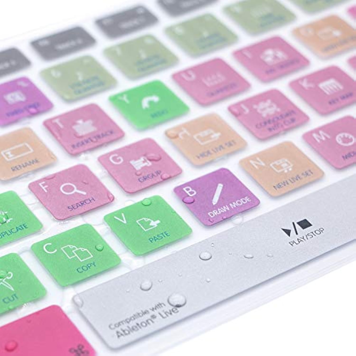 Ultra Thin Shortcuts Extended Silicone Keyboard Protective Cover Skin For Mac