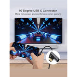 Angle USB C to HDMI Cable 4K@60Hz, CableCreation 6ft Right Angle Type-C to HDM