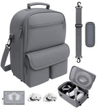Large Carrying Case For Meta Quest 3S/3/2, Compatible With Bobovr & Kiwi Battery Head Straps, Waterproof & Drop-Resistant Vr Travel Case For Accessories & Home Storage And Travel