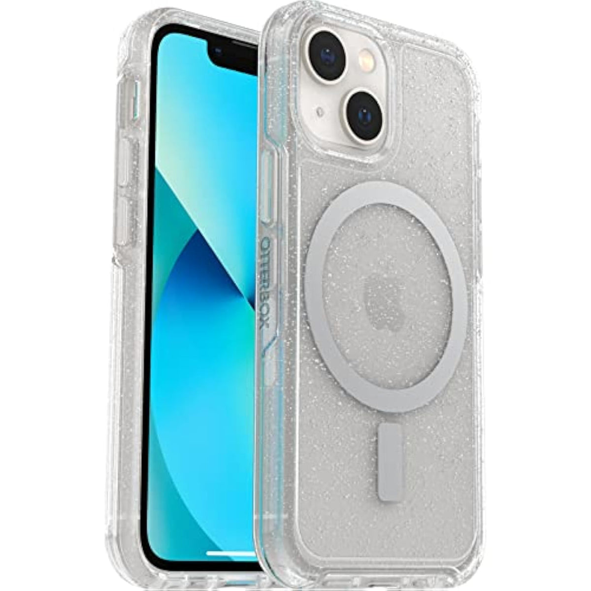 OtterBox Symmetry Series+ Clear Antimicrobial Case with MagSafe for iPhone 12/13 mini - Stardust