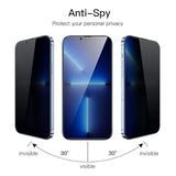 JETech Privacy Full Coverage Screen Protector for iPhone 13 Pro Max 6.7-Inch, Anti-Spy Tempered Glass Film, Edge to Edge Protection Case-Friendly, 2-Pack
