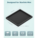 Starlink Mini Silicone Protective Cover Case for Starlink Mini Dish Black