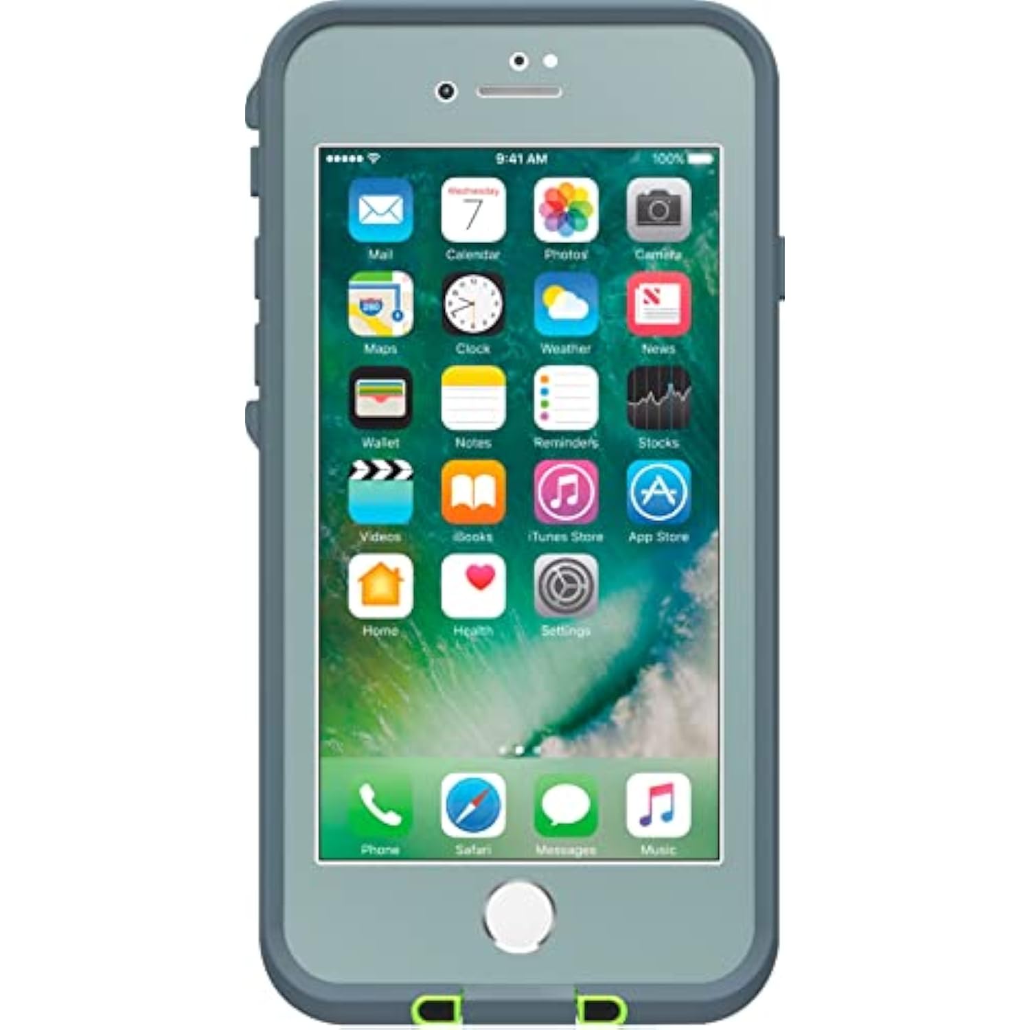 LifeProof FR? Series Waterproof Case for iPhone SE (3rd and 2nd Gen) & iPhone 8/7 (Only - Not Plus) - Non-Retail Packaging - Drop in (Abyss/Lime/Stormy Weather)