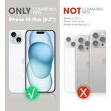 SUPCASE for iPhone 15 Plus Case with Stand, [Compatible with MagSafe] [Built-in Screen Protector & Belt Clip] [Military-Grade Drop Protection] Magnetic Phone Case for iPhone 15 Plus, Black