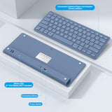 Keyboard For Mac, Wireless Keyboard For Mac, 14 Media Shortcuts, Stable Bluetooth & Ultra-Slim Portable, Compatible With Macbook Pro/Air/Imac, Blue